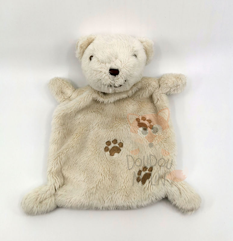  comforter white cream bear 20 cm 